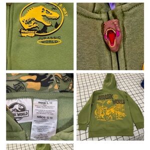 Jurassic World Kids Green Hoodie